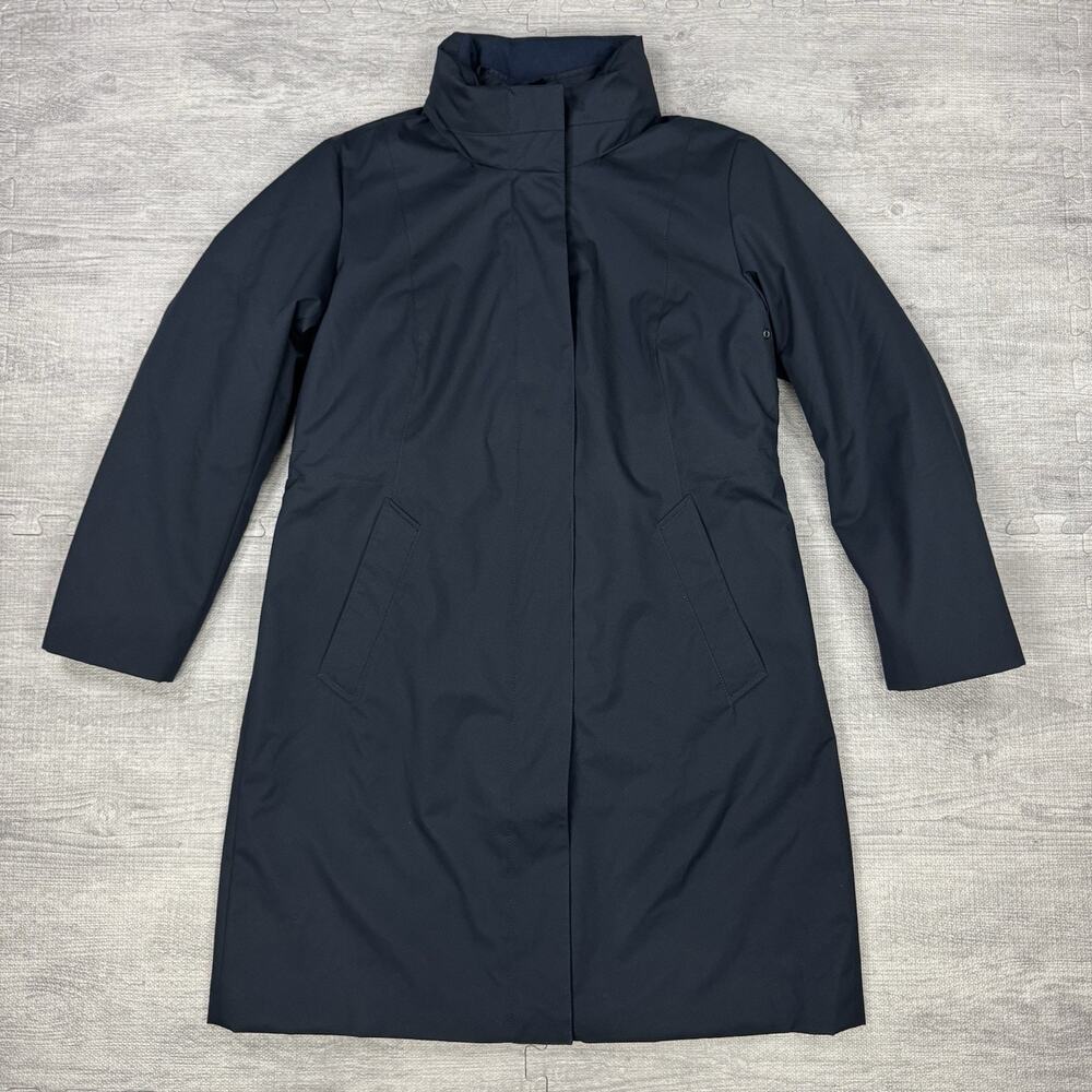 Brooks Brothers Parka 3-in-1 Jacket Sz L Navy NetJets Coat Hooded Thermore Lined